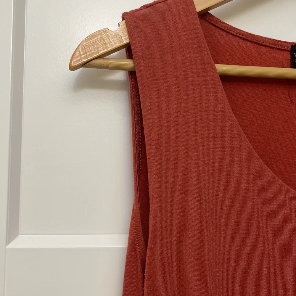Form Fitting Rouched Slit Midi Dress - Picture 3 of 8